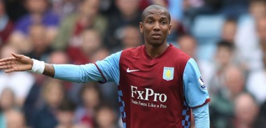 Ashley Young in action for Aston Villa